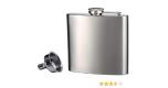Stainless Steel Flask, 6 oz, inc. funnel, boxed 0