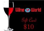 Wine World - Gift Card $10 0 (9456)
